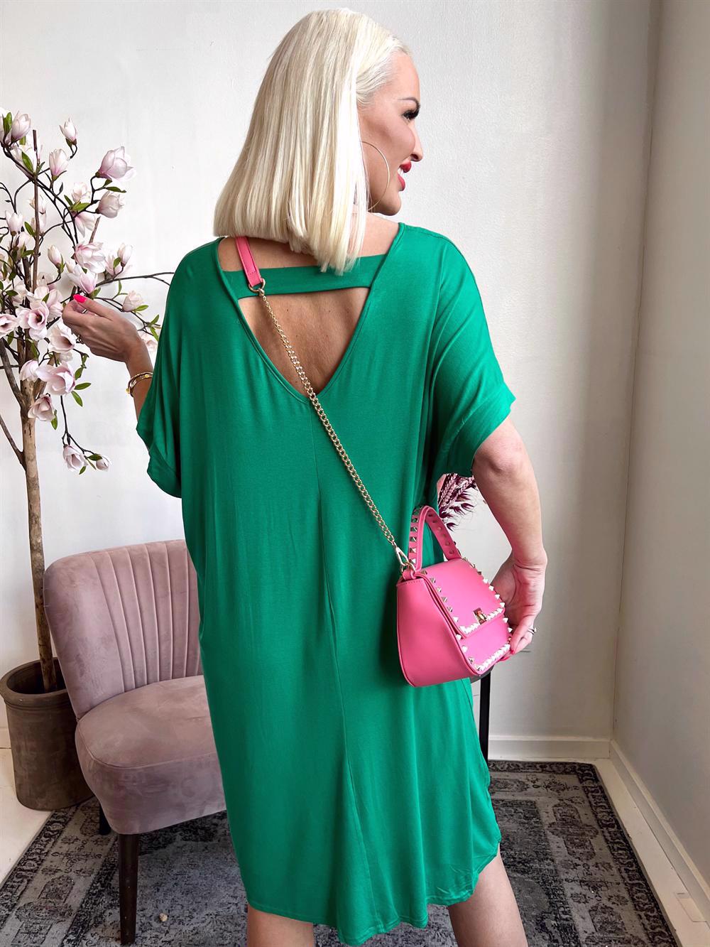 Ella Dress - Kjole med hul i ryggen